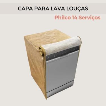 Imagem de Capa para lava louças philco 14 serviços impermeável flex - Capas Flex