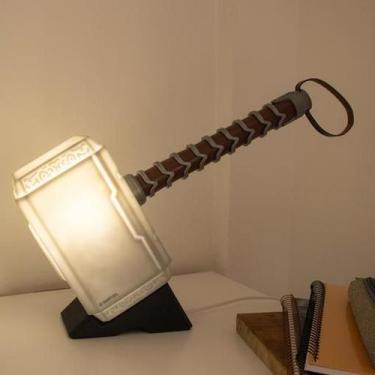 Imagem de Luminária Martelo Thor 3D Marvel Bivolt LED - Desembrulha, Bivolt