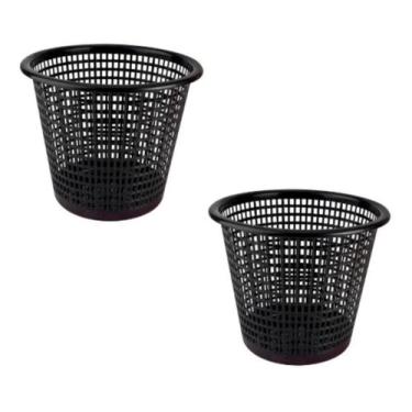 Imagem de KIT 2 Cesto De Lixo Plastico Vazado 10 LITROS - AQUILA