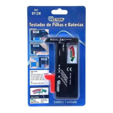 Imagem de Testador De Pilhas E Baterias Testa Aa Aaa 9v Western Bt-2w