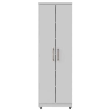 Imagem de Armário Organizador Multiuso Sabrina 2 Portas e 6 Nichos Branco - Desk