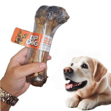 Imagem de Osso Natural Desidratado Cachorro Petisco Pet Mordedor Femur - DIP DOG