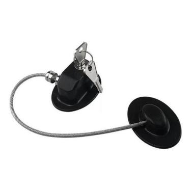 Imagem de Bloqueador Trava Segurança Preto Criança Armário V5438 - Geral