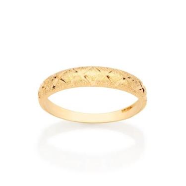 Imagem de Meia aliança ROMMANEL trabalhada folheada a ouro 513216, 12