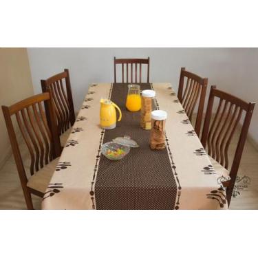 Imagem de Toalha de mesa tecido linho 2,20 x 1,50 talher - RMC ENXOVAIS