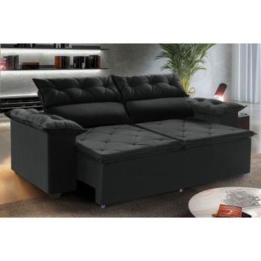 Imagem de Sofá Compact 2,00 cm Retrátil e Reclinável com molas - Sofá na Web, Pr