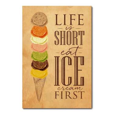 Imagem de Placa Decorativa - Sorvete - 0667plmk - Allodi