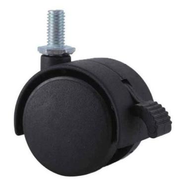 Imagem de Kit 4 Rodízio Giratório Roda Rodinha 50Mm 80Kg - Dm Ferramentas