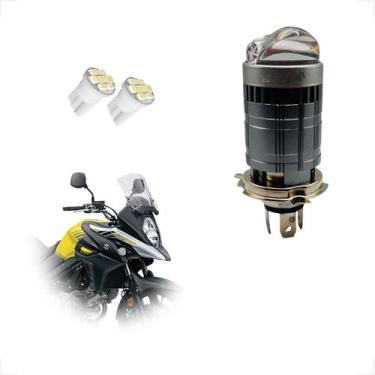 Imagem de Lâmpada Led H4 Farol Alto e Baixo Stallion M01F Suzuki DL 1000 Vstrom 