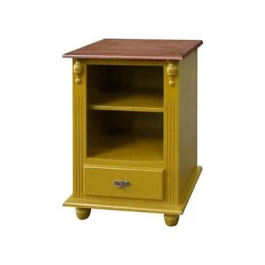 Imagem de Estante Pequena com Gaveta e Pés Torneados - Tommy Design - Meyer, Ama