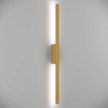 Imagem de Arandela de Parede Led Dourado Luz Indireta 60X1,7X1,7CM - Mundo Shop