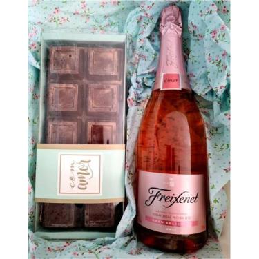 Imagem de Caixa Max Rose Brigadeiro Brasil, Recheada com Nutella e Brigadeiro