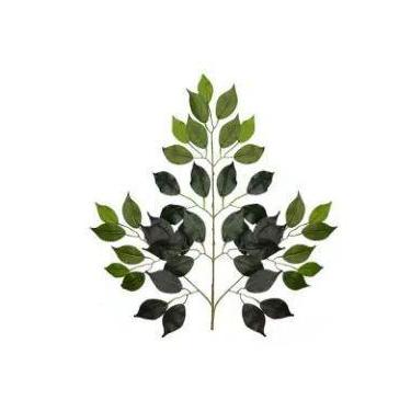 Imagem de Folhagem Artificial Ficus Verde 53cm - FLORESCER DECOR
