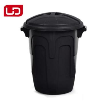 Imagem de Lixeira Preta Cesto De Lixo Grande Cozinha 30 Litros - MB PLÁSTICOS