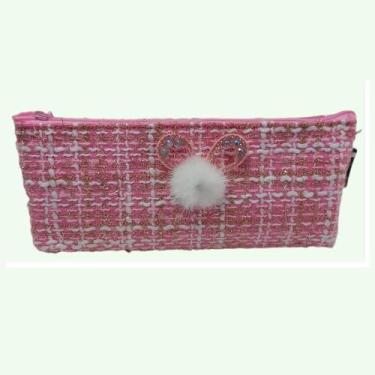 Imagem de *Estojo Escolar Elegante: Xadrez 22x9cm um Toque Fashion em seu Materi