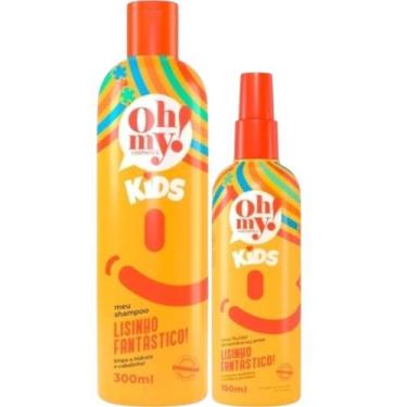 Imagem de Kit Kids Lisinho Fantástico! 1 Shampoo 300ml 1 Fluido 150ml Oh My! - O