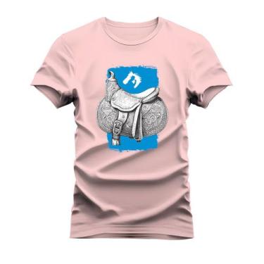 Imagem de Camiseta Plus Size Estampada Algodão Confortável Sela Country - Vida C