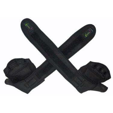 Imagem de Luva para Academia Luva com Munhequeira de Neoprene Preto - Exercise S