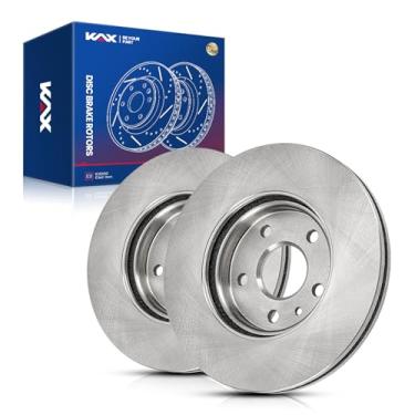 Imagem de KAX Rotor de freio a disco dianteiro 55185 serve para Cruze 2011-2019, Sonic 2012-2020, Bolt EV 2017-2023, Cruze Limited 2016, Volt 2016-2019, Bolt EUV 2022-2023, 2 peças