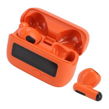 Imagem de Fones de Ouvido Sem Fio BT 5.2, Display de Relógio retrô BB Em Formato de Máquina ENC Com Cancelamento de Ruído, Fones de Ouvido Portáteis para Esportes, Jogos, Viagens (ORANGE)