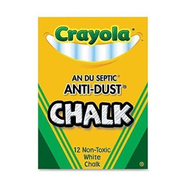 Imagem de Crayola Pacote com 50 LLC FORMERLY BINNEY & SMITH CHALK ANTIPOEIRA BRANCO 12 CT
