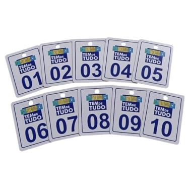 Imagem de 150 comanda, senha, numerada, chamada, comércio, personalizado 8 x 10cm