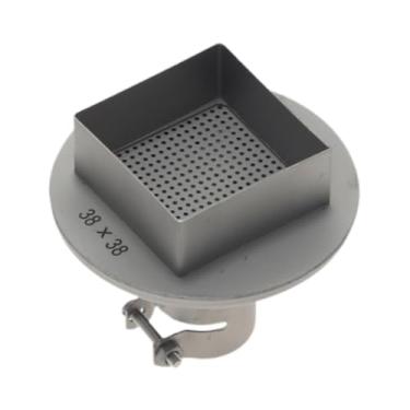 Imagem de 850 bico de ar quente desoldering ponta de ar quente estação de solda de ar quente bga ferramenta de reparo acessório forma de aço inoxidável, 38x38mm