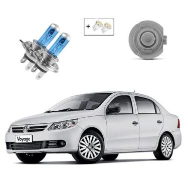 Imagem de Kit de Lâmpadas Halógena Super Branca H7 Farol Baixo Voyage G6 2015 20