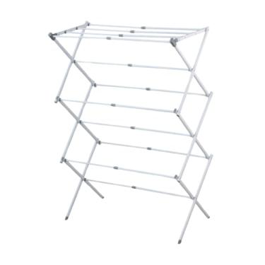 Imagem de Varal De Chão Retrátil Dobrável Com Base Antiaderente