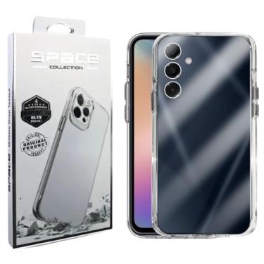 Imagem de Capa Capinha SPACE CASE Clear Ultra Resistência Híbrida Compatível Samsung Galaxy A54