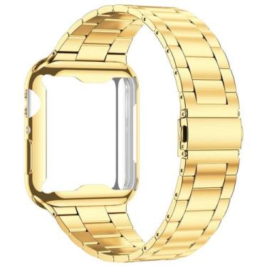 Imagem de Pulseira de Relógio Wolait para Apple Watch de 40mm - Caixa Dourada