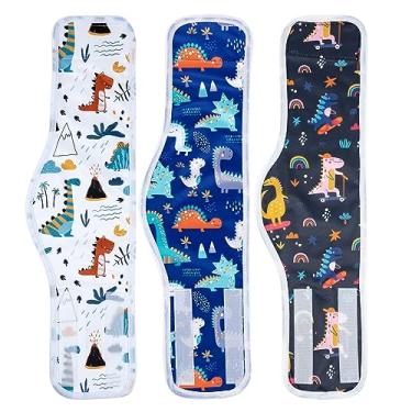 Imagem de MICOOYO Fralda para Cachorro Macho, Leve, Lavável, para Cachorro, Faixas para Barriga de Cachorro, para Cachorro Macho, Fraldas para Cachorro Macho, Grande (Dinossauro, L)