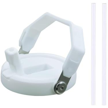 Imagem de Dreamfocus Tampa de substituição com alça à prova de vazamento de 1,134 g para Stanley Quencher H2.0 e ProTour Tumbler, não serve para copo de 850 g