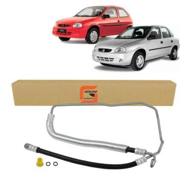 Imagem de Mangueira De Pressão Direção Hidráulica Corsa, Corsa Classic - GENUINE