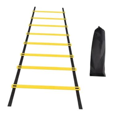 Imagem de simhoa Escada de agilidade de futebol escada dobrável escada ajustável, 4 Metros 8 Seções