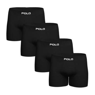 Imagem de Kit Com 4 Cuecas Boxer Polo 781 Algodão Sem Costura Sortida - POLO STA