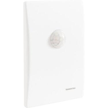 Imagem de Sensor De Presença 120 De Embutir Em Parede Tramontina Bivolt Com Foto