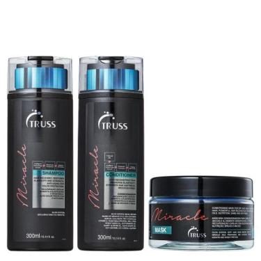 Imagem de Truss Miracle Kit Shampoo Condicionador e Máscara 180g