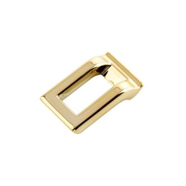 Imagem de Puxador Armario Argola Quadrado Dourado Brilho - Criativa Puxadores