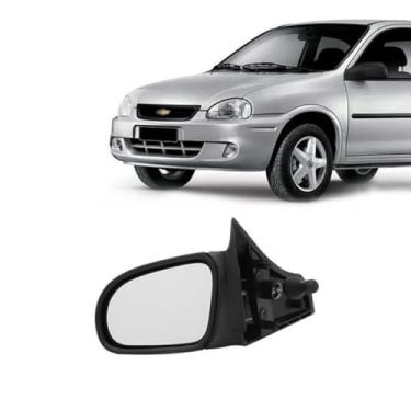Imagem de Retrovisor Completo Corsa 1993 A 2002 Classic 2013 a 2016 Plano Esquerdo Com Controle