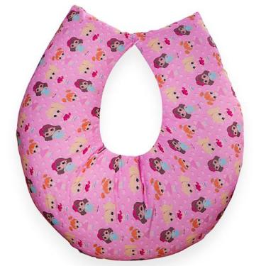 Imagem de Almofada Amamentação para Bebê Menina Sublimado - Carinha de Anjo, Bon