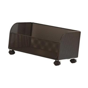 Imagem de IEUDNS Estante de estante de carrinho de utilidades, organizador de armazenamento de brinquedos práticos com rodas para crianças organização doméstica do, Camada única Grande