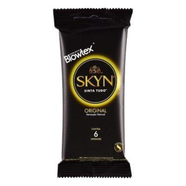 Imagem de Camisinha skyn blowtex original sensaão natural 6 unidades