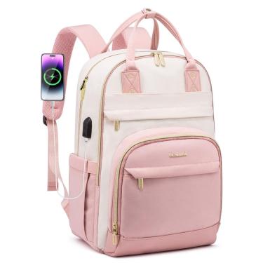 Imagem de Mochila LOVEVOOK para mulheres para laptop de 18 polegadas à prova d`água