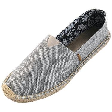 Imagem de Alexis Leroy Espadrilles Masculino de Tecido Pureza, Cinza, 7-7.5