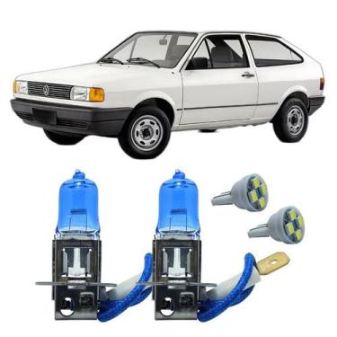 Imagem de Par Lâmpadas H3 Super Branca 4300K Gol G1 G2 G3 1985 A 2005 - FullLigh