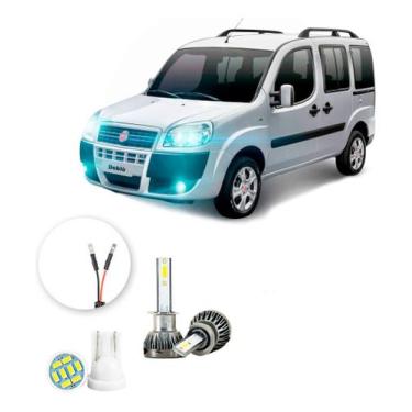 Imagem de Ultra Led Nano 22000lm Fiat Doblo 2001-2016 Farol Milha H1 - LUXLED y3