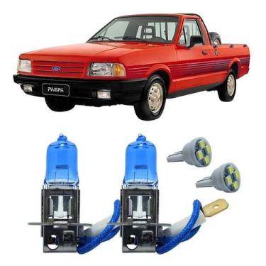 Imagem de Par Lâmpadas H3 55W 12V Super Branca 4300K Pampa 1988 A 1992 - FullLig