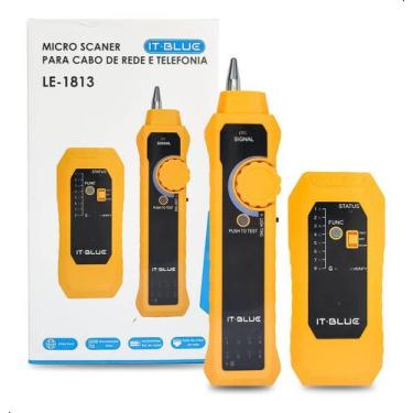 Imagem de Kit Localizador Testador Cabo de Rede Linha micro Scaner de fio portát