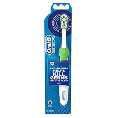 Imagem de Escova de dentes Oral-B Pro-Health alimentada por bateria (pilhas incluídas)- 1 pacote - (As cores podem variar)